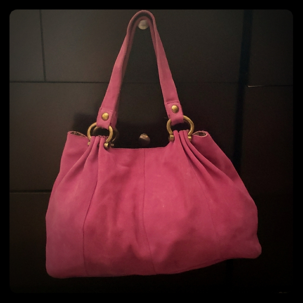 Purple Gap suede feeling Hobo purse